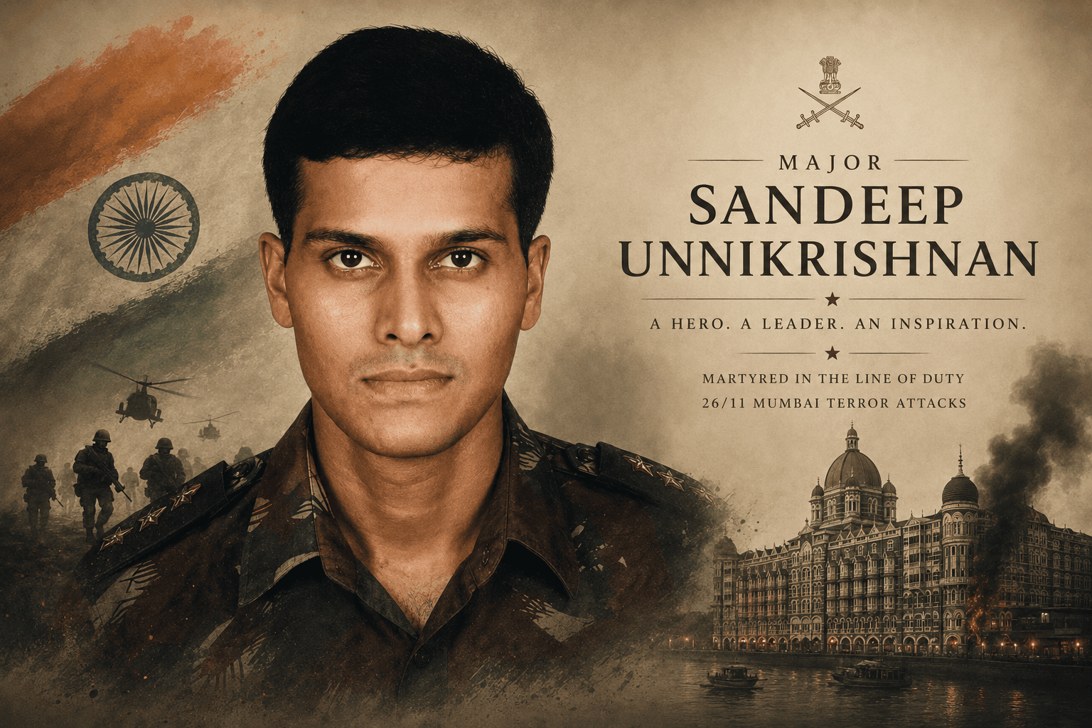 Major Sandeep Unnikrishnan, AC